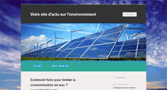 Desktop Screenshot of energie-environnement.fr