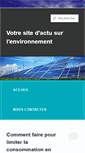 Mobile Screenshot of energie-environnement.fr