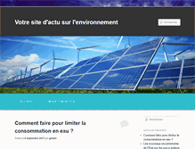 Tablet Screenshot of energie-environnement.fr